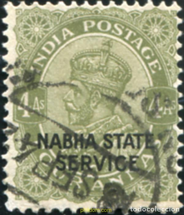 Sellos: 787156 USED NABHA 1933 SELLOS DE INDIA INGLESA DE 1928-37 SOBRECARGADOS