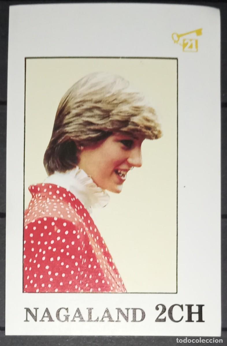 Sellos: NAGALAND 1982 SHEET MNH PRINCESA DIANA REALEZA ROYALTY