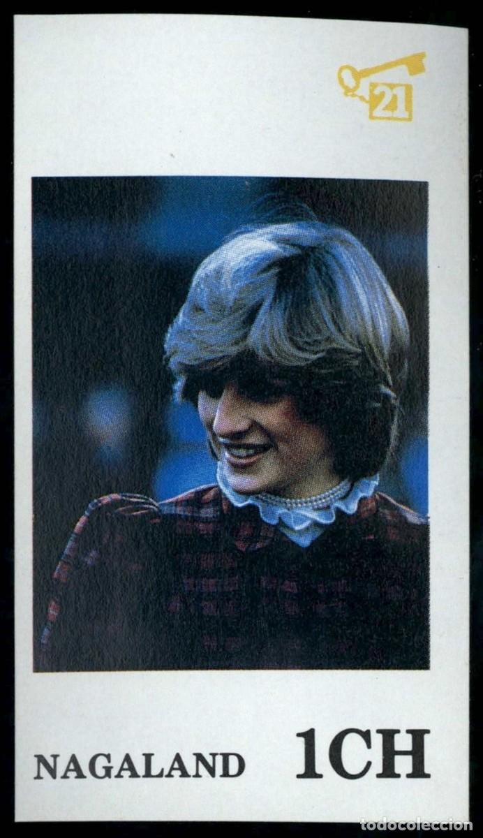 Sellos: NAGALAND 1982 SHEET MNH PRINCESA DIANA REALEZA ROYALTY