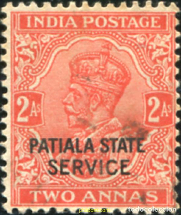 Sellos: 787821 USED PATIALA 1927 SELLOS DE INDIA INGLESA DE 1928-38 SOBRECARGADOS
