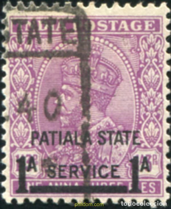 Sellos: 787827 USED PATIALA 1940 SELLOS DE INDIA INGLESA DE 1928-38 SOBRECARGADO