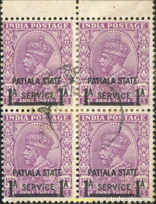 Sellos: 787828 USED PATIALA 1940 SELLOS DE INDIA INGLESA DE 1928-38 SOBRECARGADO