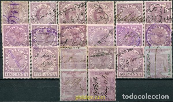 Sellos: 787859 USED INDIA INGLESA 1904 SELLOS FISCALES