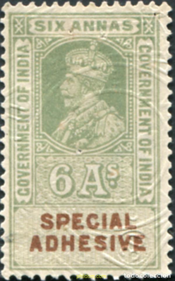 Sellos: 787867 USED INDIA INGLESA 1911 SELLOS FISCALES