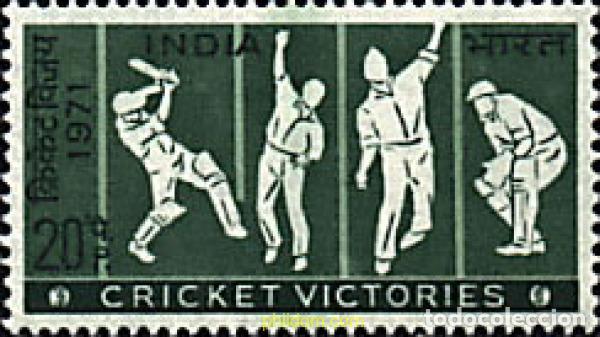 Sellos: 26615 MNH INDIA 1971 JUGADORES DE CRICKET