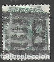 Sellos: SELLO USADO DE INDIA BRITANICA 1866, YT 27