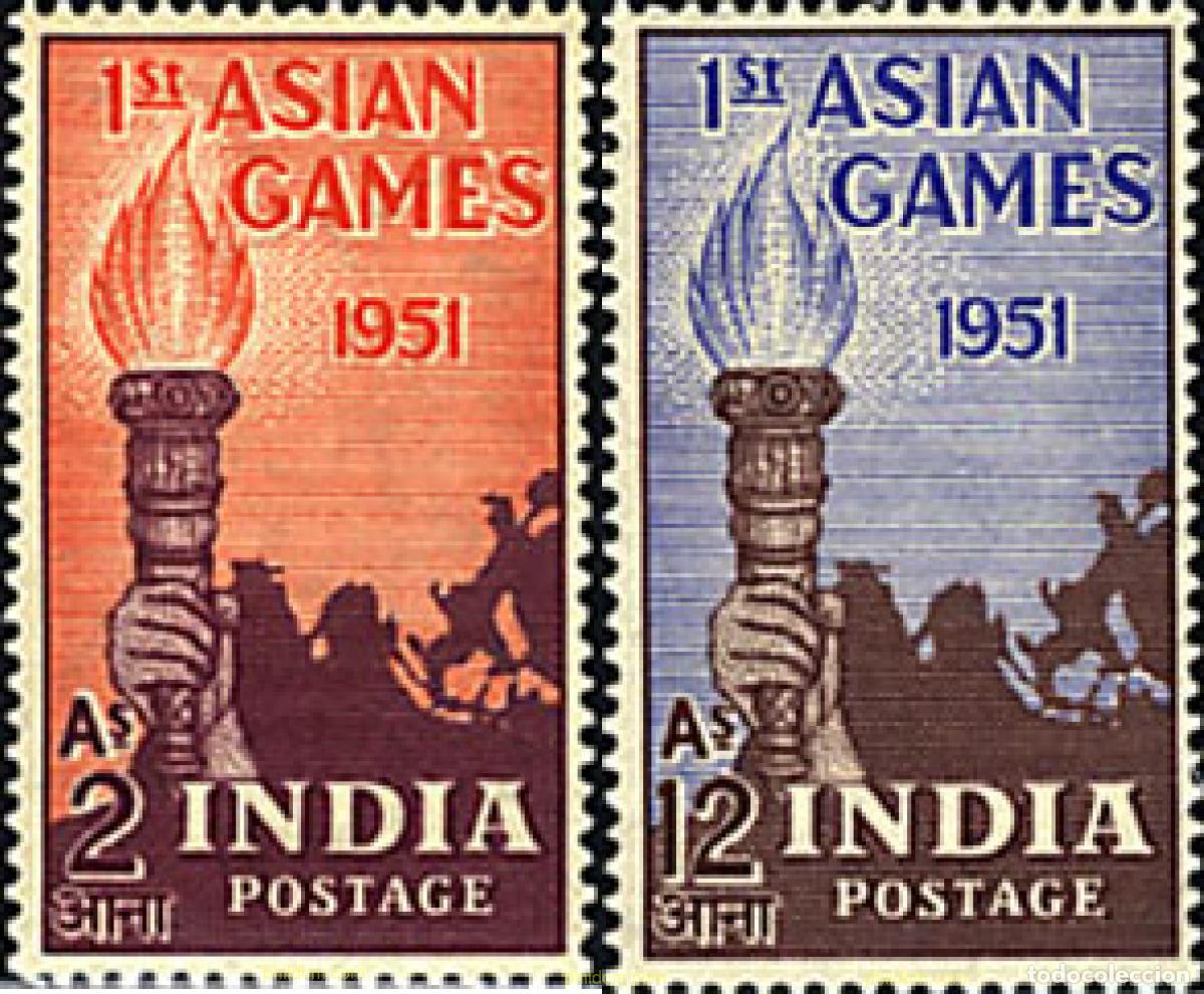 Briefmarken: 26609 MNH INDIA 1951 1 JUEGOS DEPORTIVOS ASIATICOS