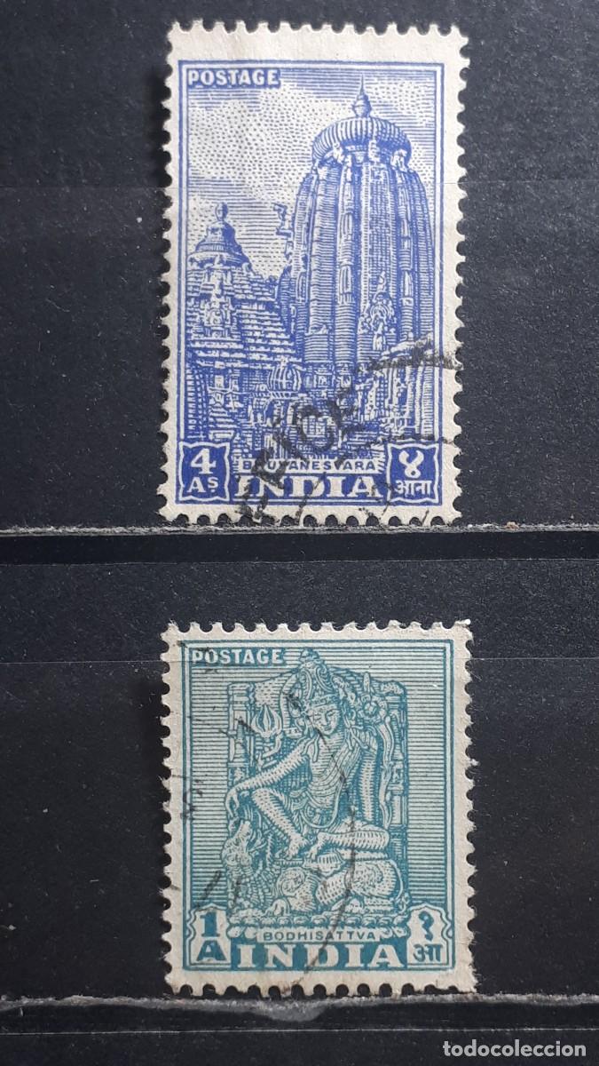 Sellos: INDIA. A&Ntilde;O 1951. &deg;. YVERT 34, 36