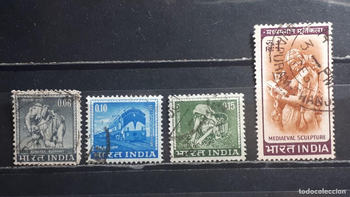 Sellos: INDIA. A&Ntilde;O 1965. &deg;. YVERT 191/4