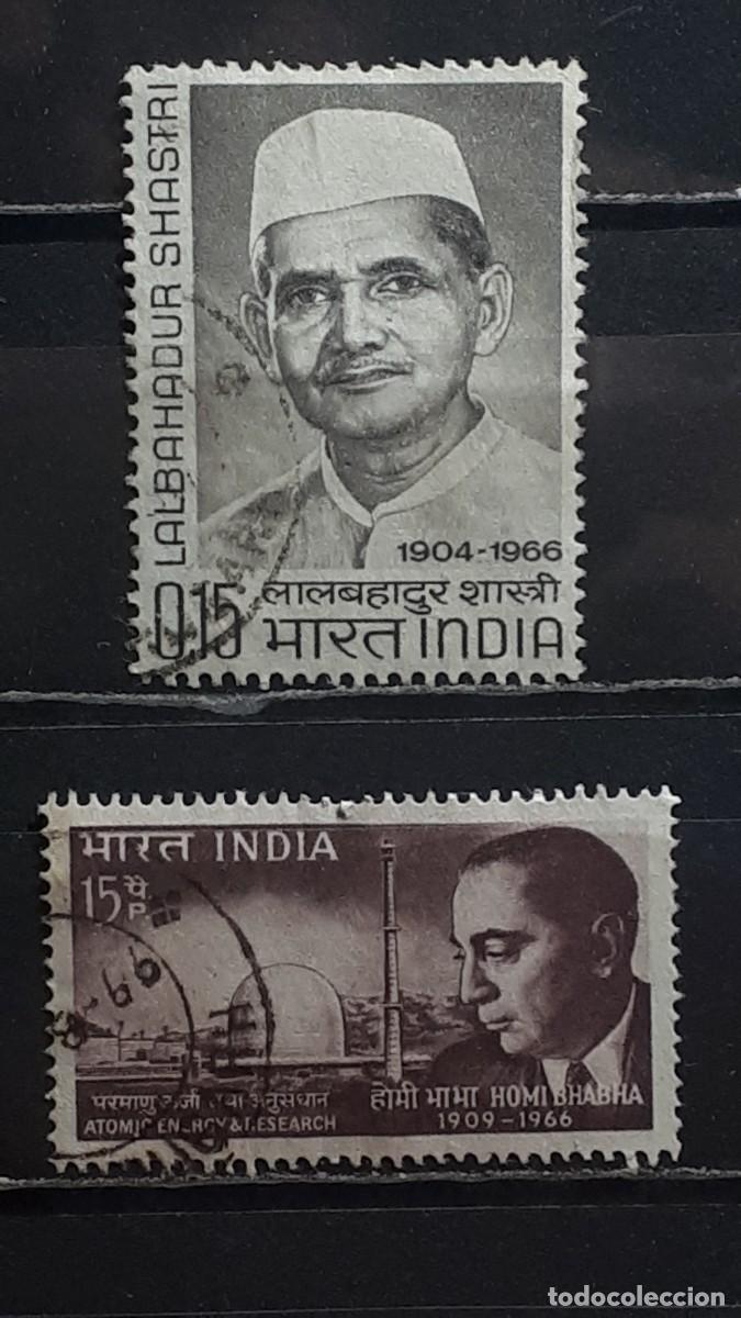 Sellos: INDIA. A&Ntilde;O 1966. &deg;. YVERT 201, 209