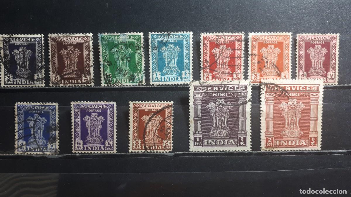 Sellos: INDIA. A&Ntilde;O 1950-1 &deg;. YVERT Servicios 10/1