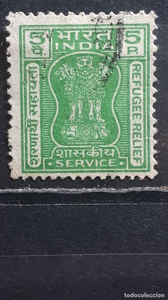 Sellos: INDIA. A&Ntilde;O 1972. &deg;. YVERT Servicios 48