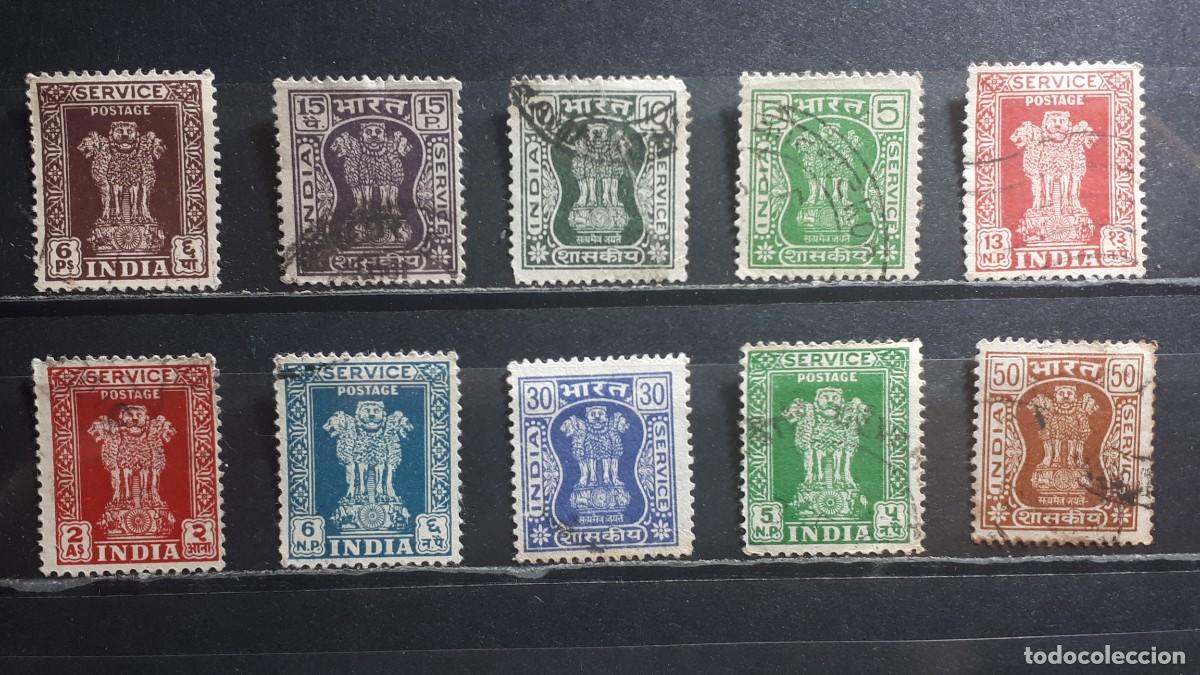 Sellos: INDIA. &deg;. A CATALOGAR