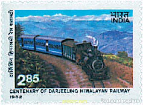Selos: 55247 MNH INDIA 1982 CENTENARIO DEL FERROCARRIL DEL HIMALAYA