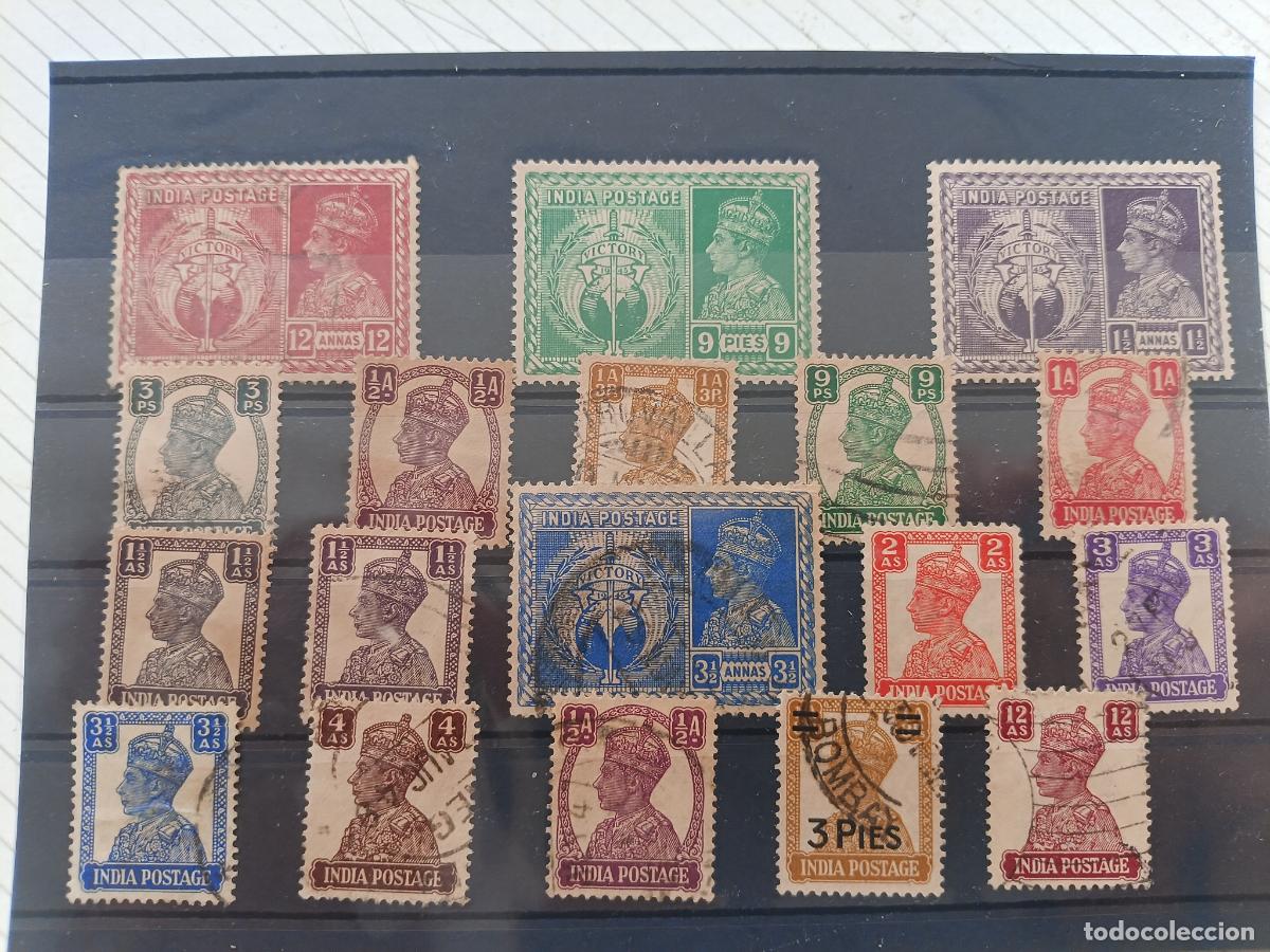 Sellos: India inglesa. Lote de sellos antiguos
