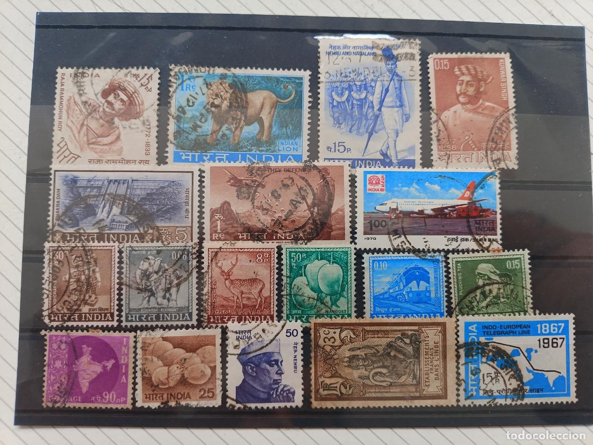 Sellos: India. Lote de sellos