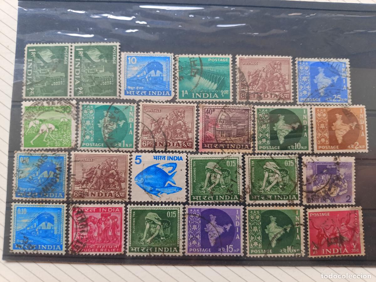 Sellos: India. Lote de sellos - Foto 1