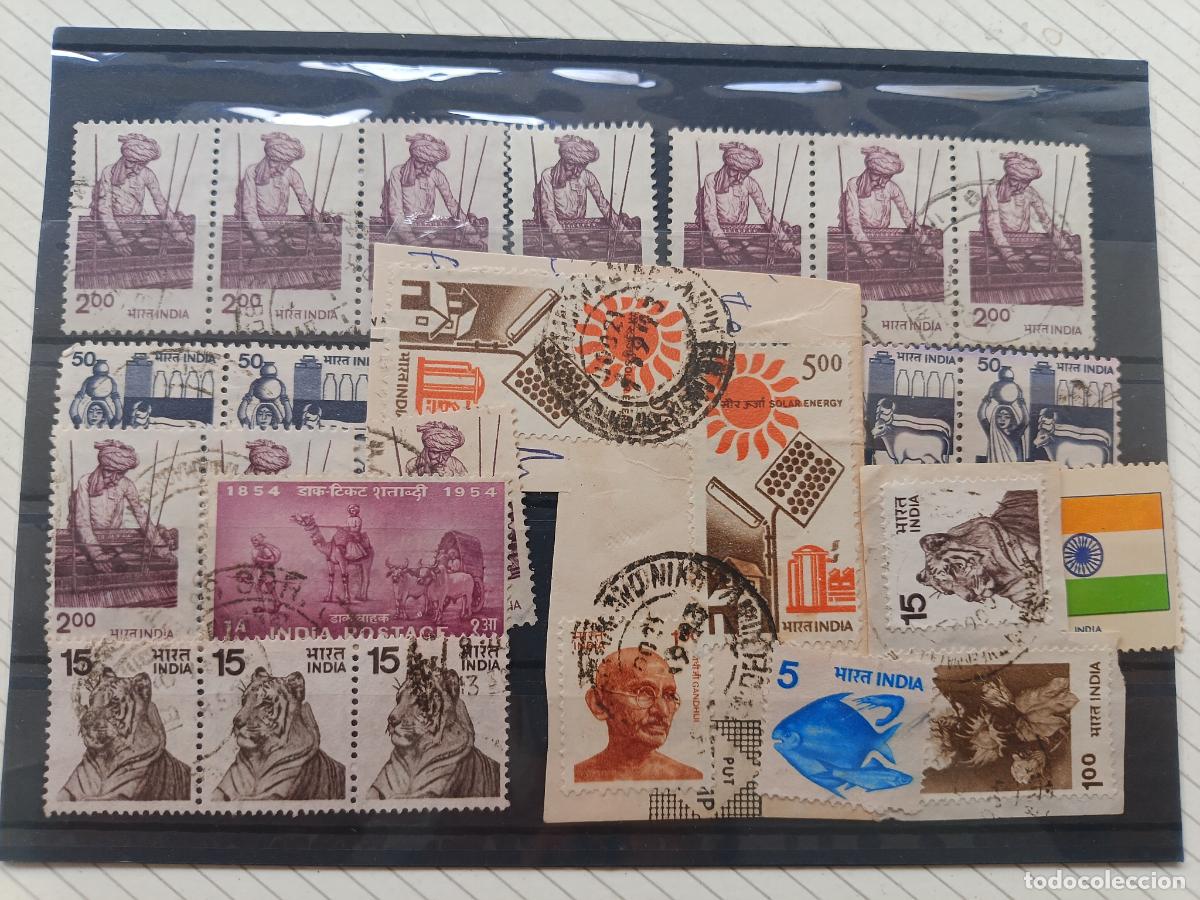 Sellos: India. Lote de sellos - Foto 1