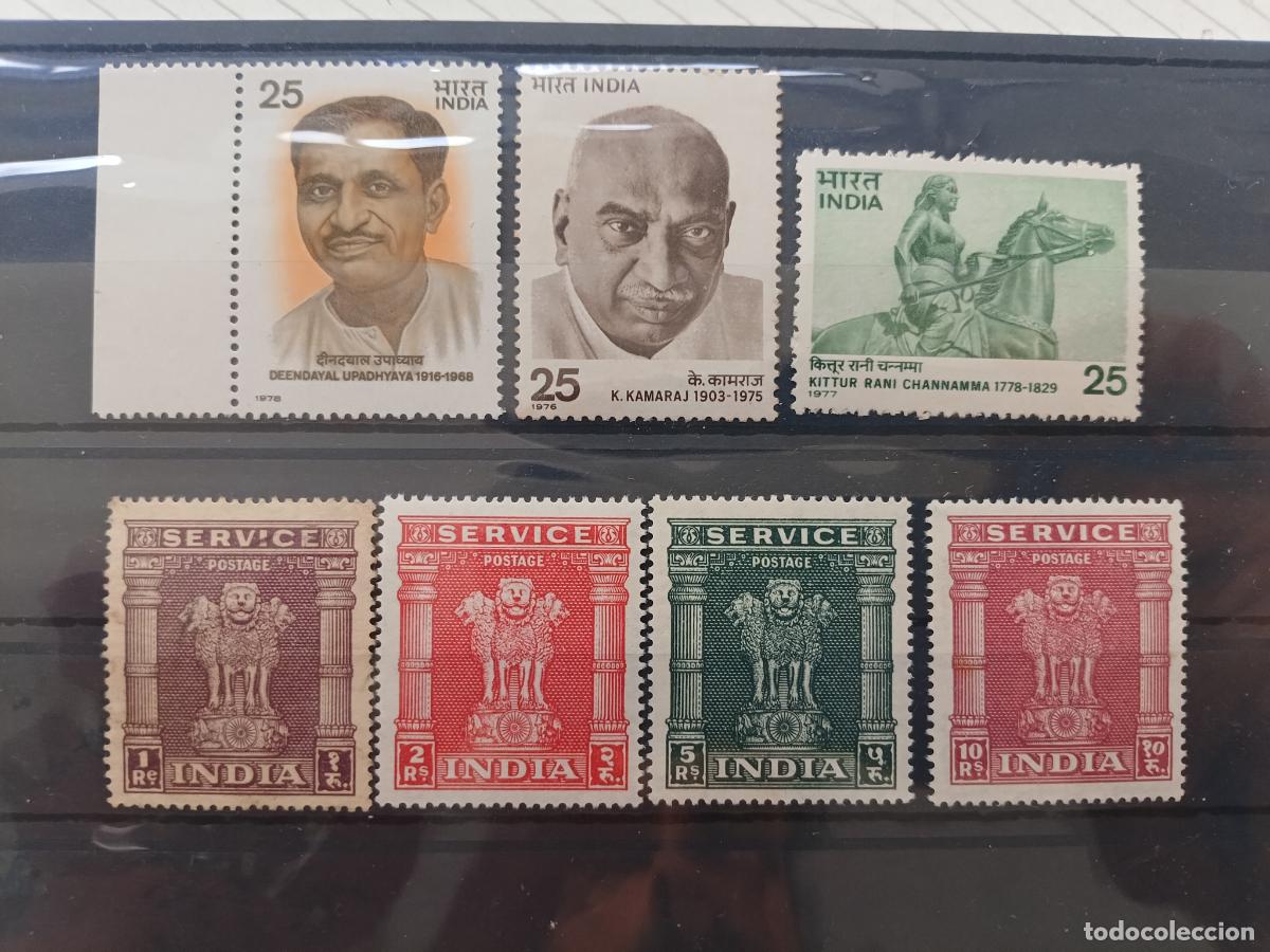 Sellos: India. Lote de sellos nuevos perfectos