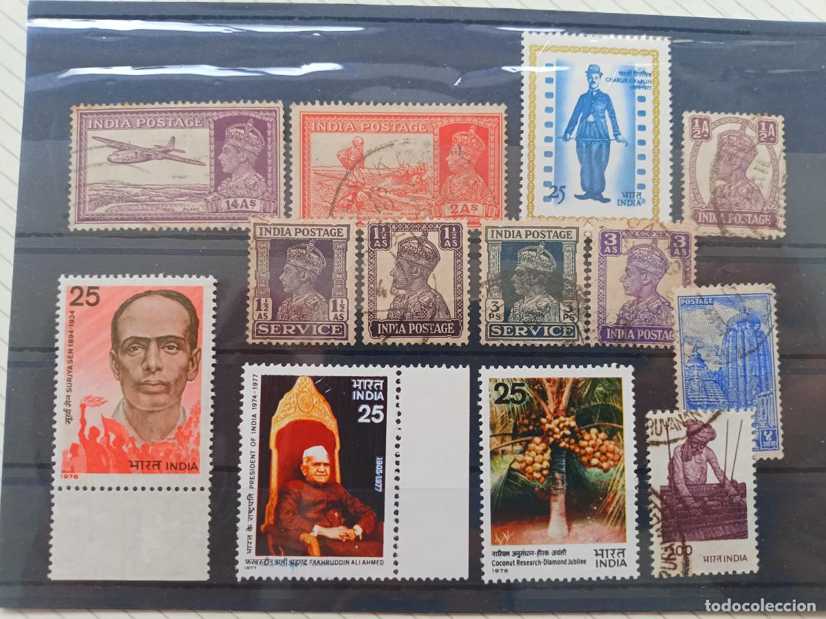 Sellos: India. Lote de sellos - Foto 1