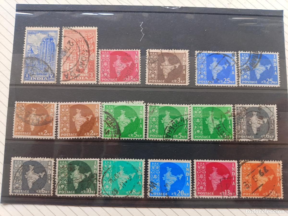Sellos: India. Lote de sellos