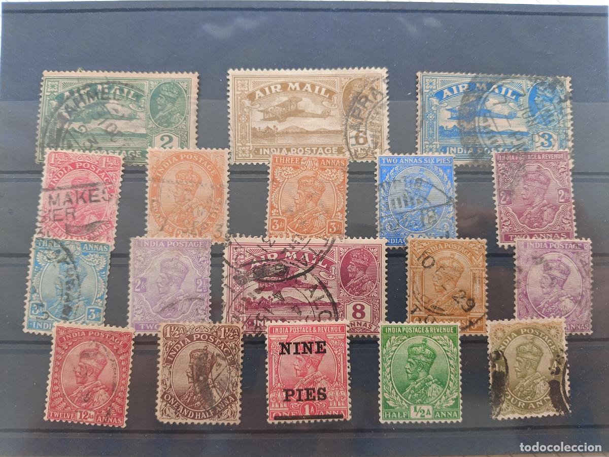 Sellos: India inglesa. Lote de sellos - Foto 1