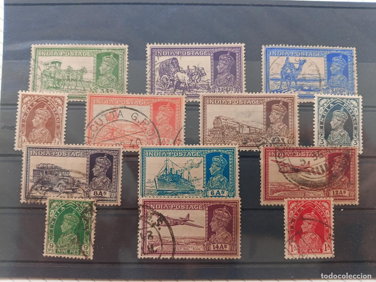 Sellos: India inglesa. Lote de sellos