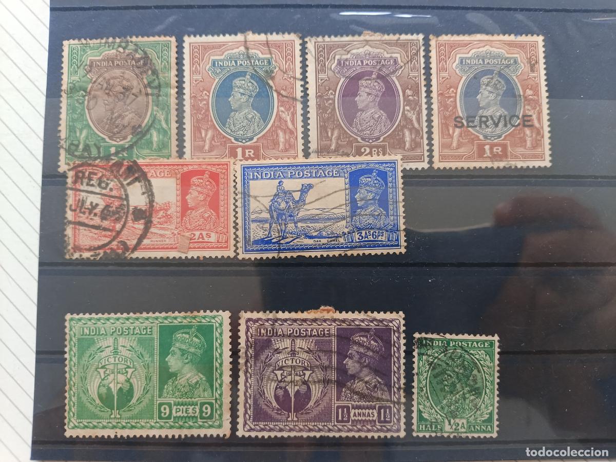 Sellos: India inglesa. Lote de sellos antiguos