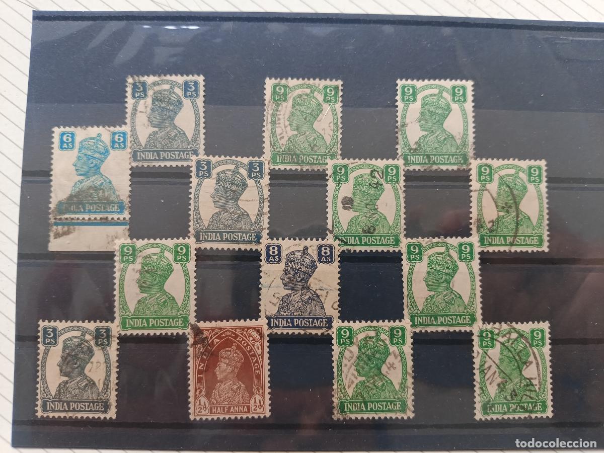 Sellos: India inglesa. Lote de sellos - Foto 1