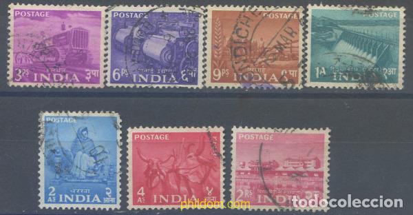 Sellos: 662040 USED INDIA 1955 PLAN QUINQUENAL