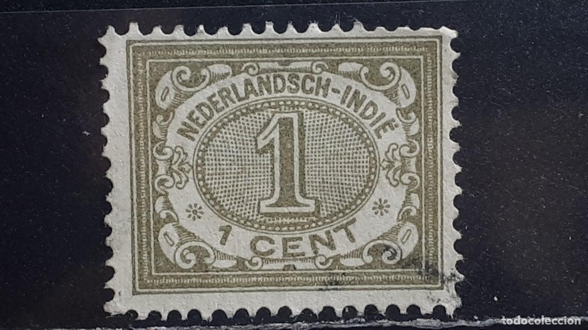 Sellos: INDIA HOLANDESA. A&Ntilde;O 1902-9. &deg;. YVERT 41