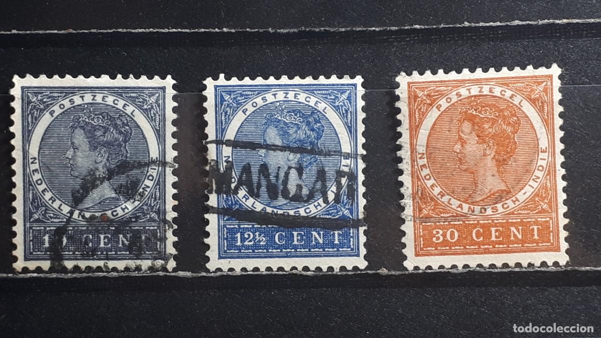 Sellos: INDIA HOLANDESA. A&Ntilde;O 1903. &deg;. YVERT 48/9, 56