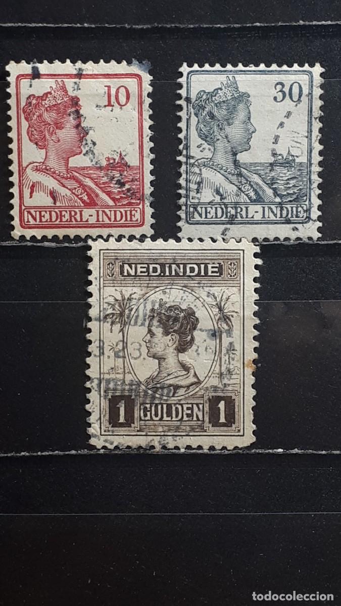 Sellos: INDIA HOLANDESA. A&Ntilde;O 1913. &deg;. YVERT 108, 114, 116