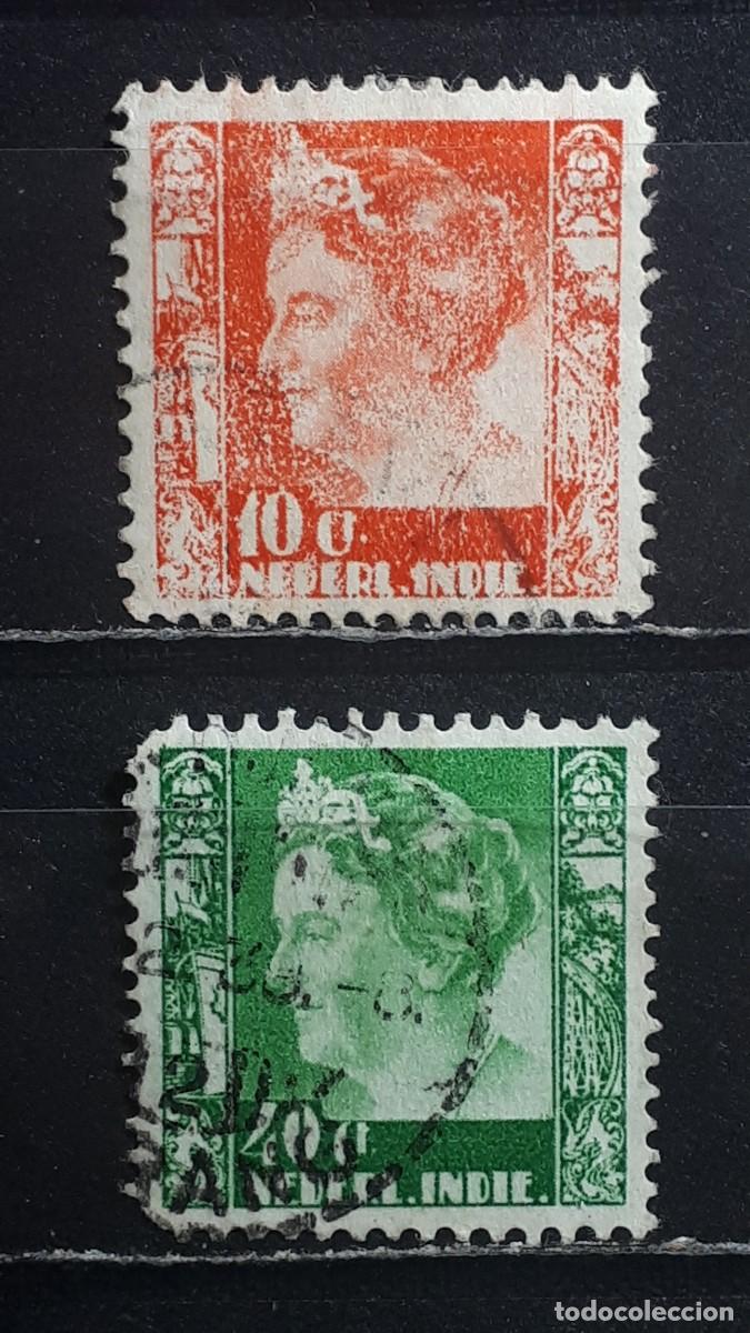 Sellos: INDIA HOLANDESA. A&Ntilde;O 1934. &deg;. YVERT 187A, 194