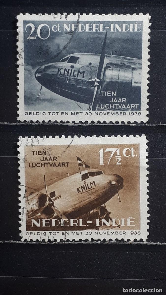 Sellos: INDIA HOLANDESA. A&Ntilde;O 1938. &deg;. YVERT A&eacute;reo 18/9