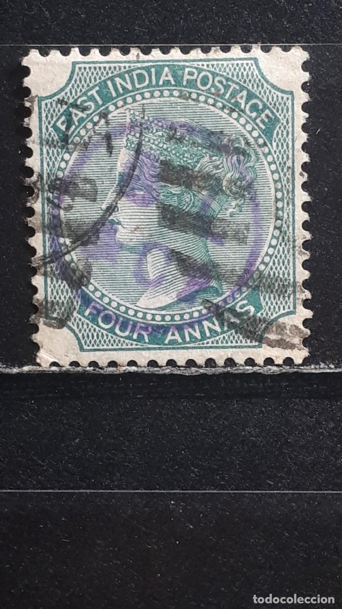 Sellos: INDIA INGLESA. A&Ntilde;O 1866. &deg;. YVERT 27
