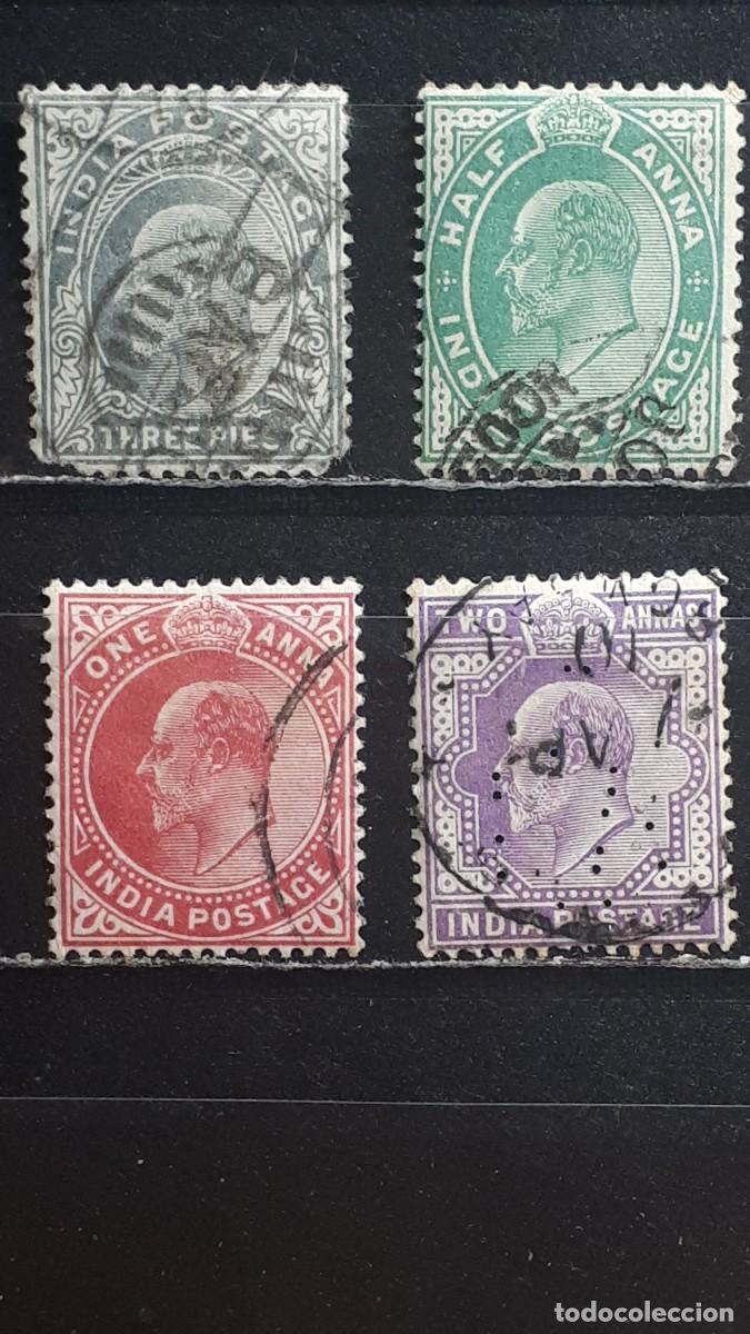 Sellos: INDIA INGLESA. A&Ntilde;O 1902-9. &deg;. YVERT 57/60