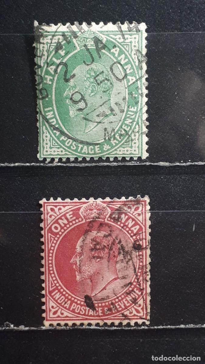 Sellos: INDIA INGLESA. A&Ntilde;O 1906. &deg;. YVERT 74/5