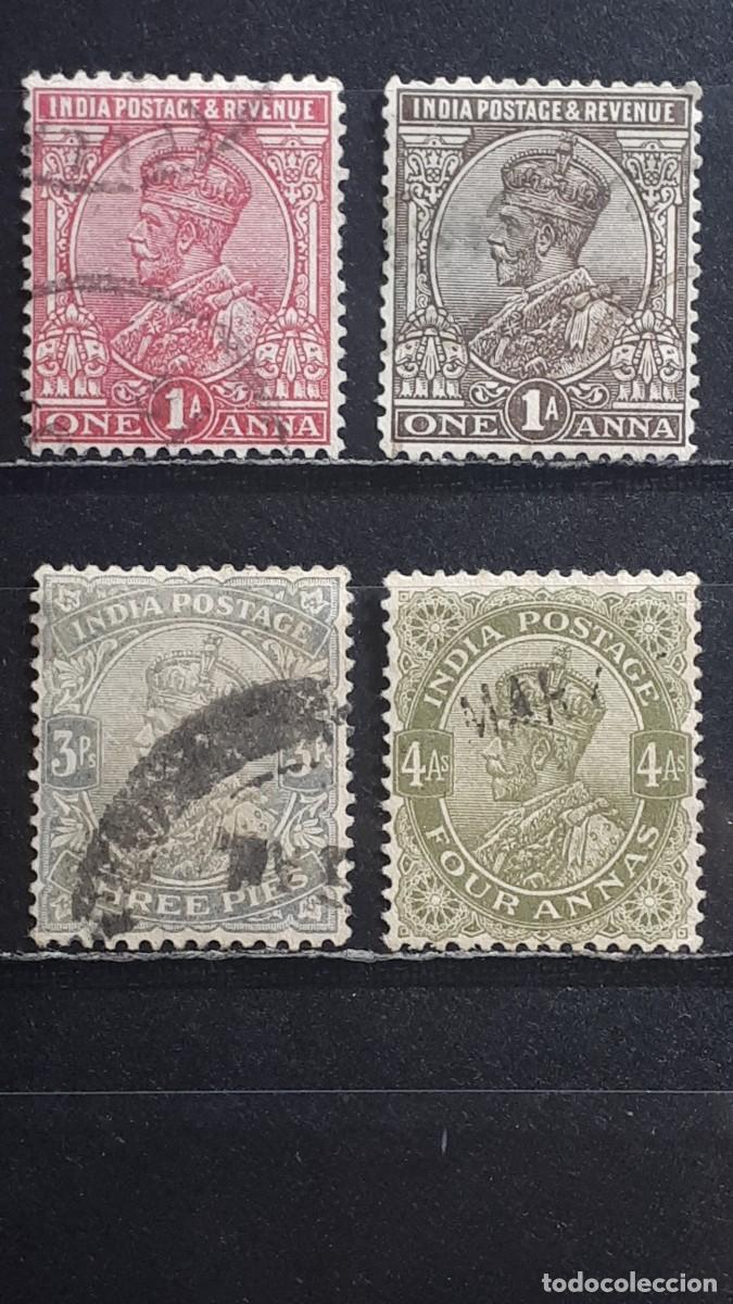 Sellos: INDIA INGLESA. A&Ntilde;O 1911. &deg;. YVERT 77/9, 87