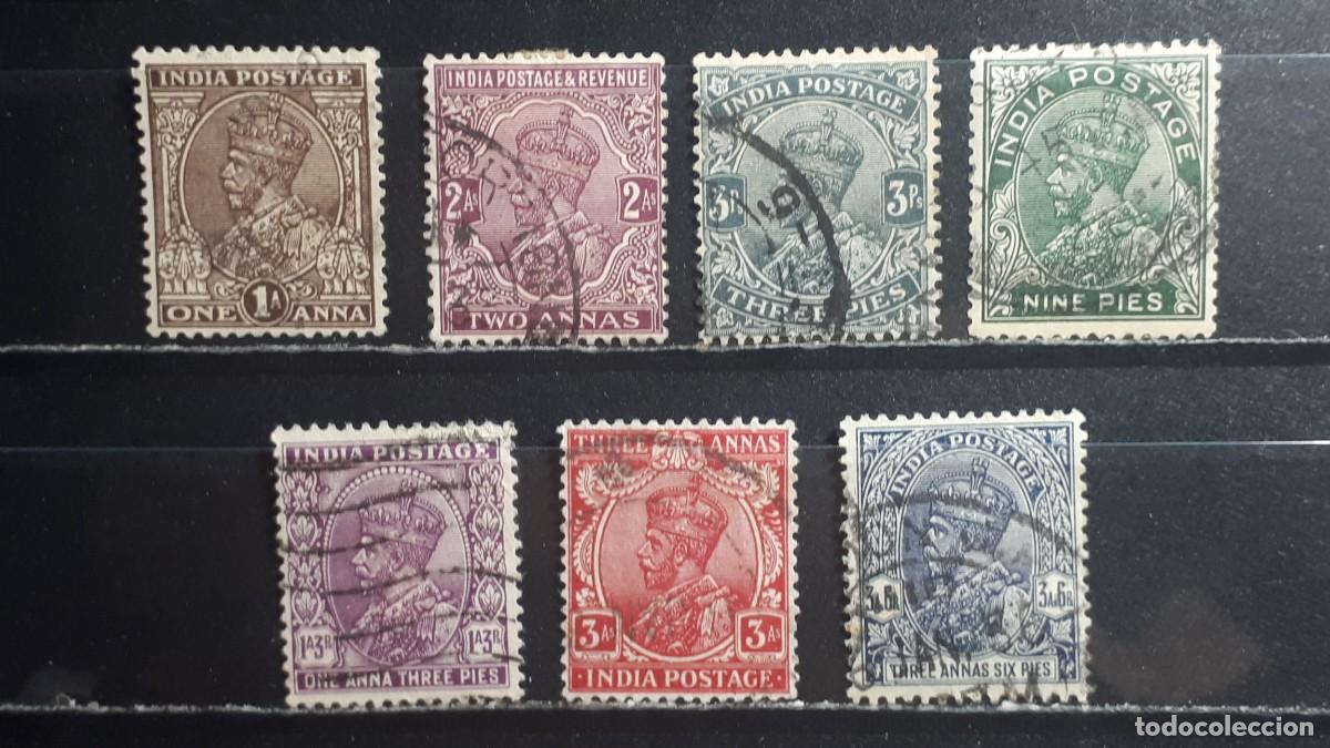 Sellos: INDIA INGLESA. A&Ntilde;O 1927. &deg;. YVERT 110/1, 113B, 117A/B