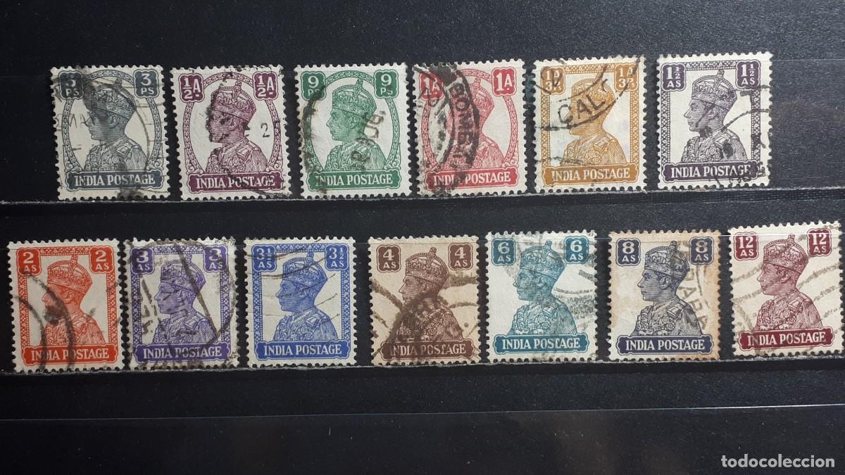 Sellos: INDIA INGLESA. A&Ntilde;O 1941. &deg;. YVERT 161/73. Cpta.