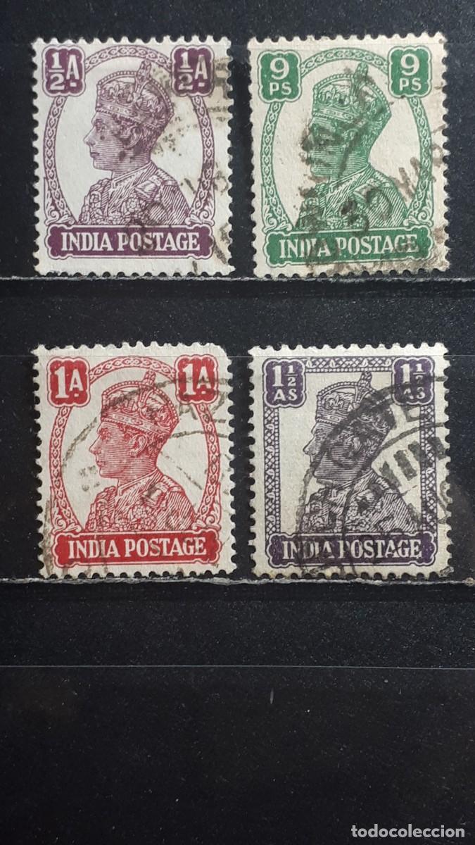Sellos: INDIA INGLESA. A&Ntilde;O 1941. &deg;. YVERT 162/4, 166