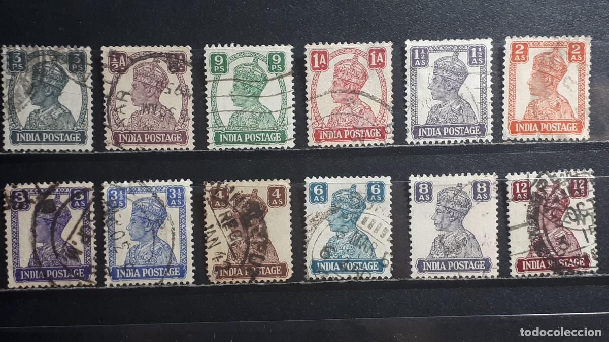 Sellos: INDIA INGLESA. A&Ntilde;O 1941. &deg;. YVERT 161/73, falta 165
