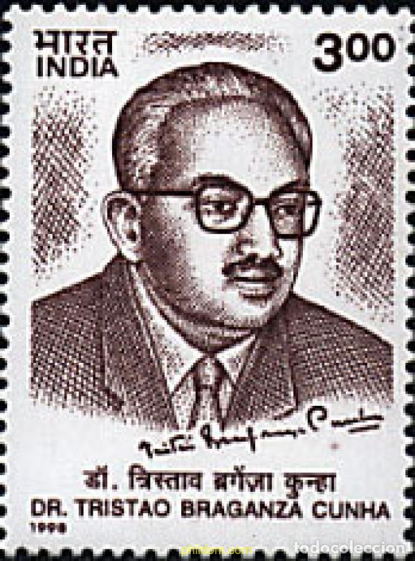 Sellos: 55687 MNH INDIA 1998 HOMENAJE AL Dr. TRISTAO BRAGANZA CUHNA