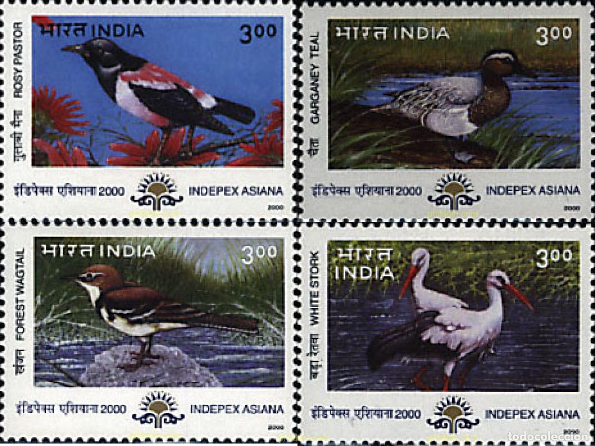 Sellos: 72197 MNH INDIA 2000 INDEPEX ASIANA 2000