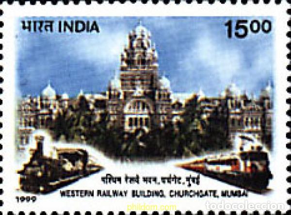 Sellos: 75492 MNH INDIA 2001 ESTACION DE TRENES DE MUMBAI
