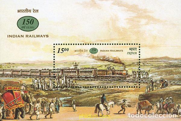 Sellos: 99555 MNH INDIA 2002 150 ANIVERSARIO DE LOS FERROCARRILES DE LA INDIA
