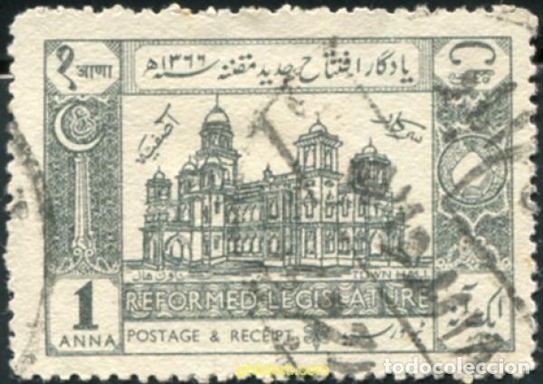 Sellos: 791703 USED INDIA - HYDERABAD 1946 REFORMA DE LA LEGISLACION
