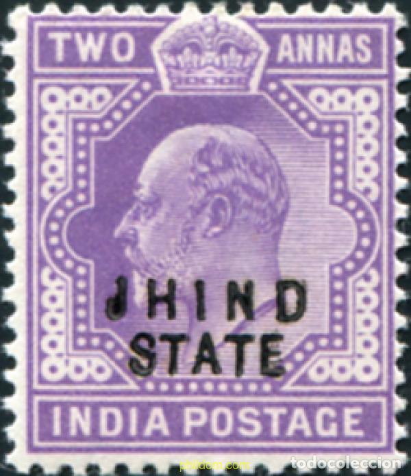 Sellos: 791741 HINGED JHIND 1903 SELLOS DE LA INDIA INGLESA DEL 1902-09 SOBRECARGA - JHIND STATE-