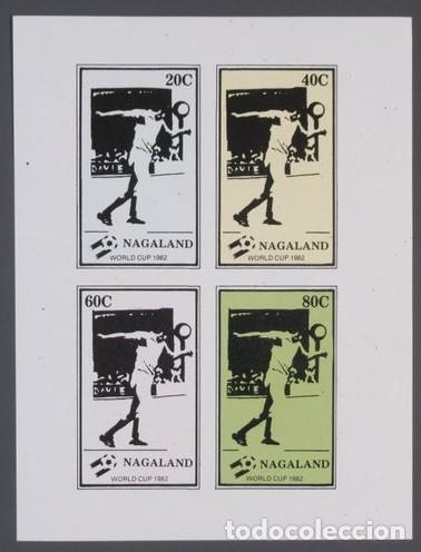 Sellos: NAGALAND 1982 SHEET MNH IMPERF FUTBOL MUNDIAL DE ESPA&Ntilde;A 82 WORLD CUP FOOTBALL SOCCER DEPORTES SPORTS
